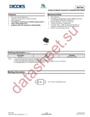 BAT760-7 datasheet  